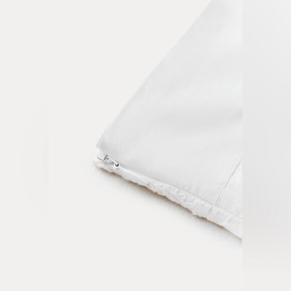 Zara ZW COLLECTION EMBROIDERED MINI SKIRT - Picture 8 of 11